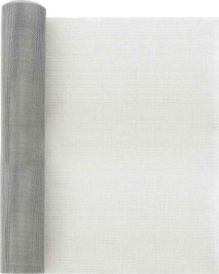 vidaXL Maskeskjerm 40 x 2000 cm 18 mesh Rustfritt Stål 304 Sølv