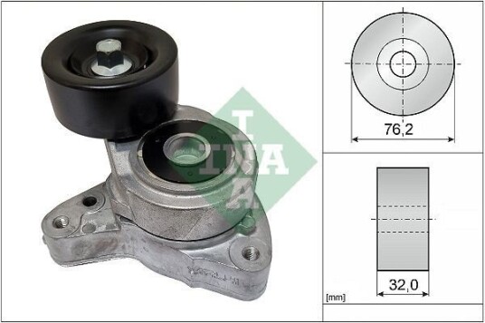INA 534 0283 10 Spennarm, vifterem INA 534 0283 10 Spennarm, vifterem