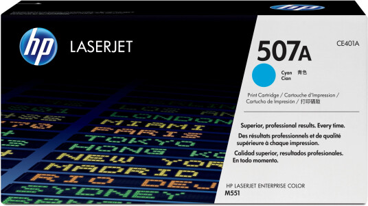 HP Toner 507A / CE401A Cyan (6.000 sider) Original