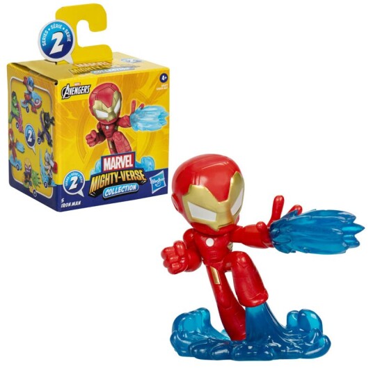 Marvel Avengers Mighty-Verse S2 Collection Figur 6cm - Iron Man Marvel Avengers Mighty-Verse S2 Collection Figur 6cm - Iron Man