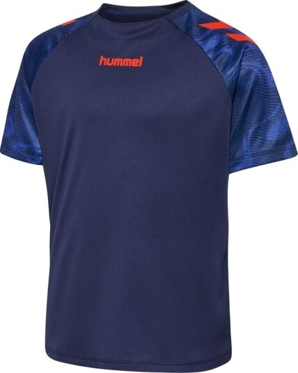Hummel Trenings T Skjorte Pro Blaze 26   Marine/Rød Barn størrelse 140 cm