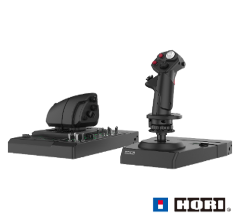 HORI - HORI HOTAS Flight Control System & Mount for PC (Windows 11/10) High-End Flight Stick & Throttle for PC Flight Sims HORI - HORI HOTAS Flight Control System & Mount for PC (Windows 11/10) High-End Flight Stick & Throttle for PC Flight Sims