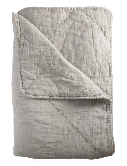 C"est Bon Cotton Throw - Grey - 140X200CM C"est Bon Cotton Throw - Grey - 140X200CM