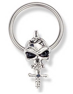 Utgått Head on Cross BCR Piercing 1.6 x 14 mm