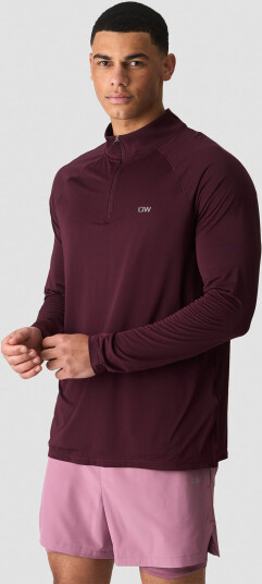 ICIW Mirage 1/4 Zip Long Sleeve Burgunder XXL