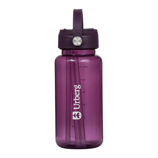 Urberg Tritan Flip Straw 600ml Dark Purple Urberg Tritan Flip Straw 600ml Dark Purple