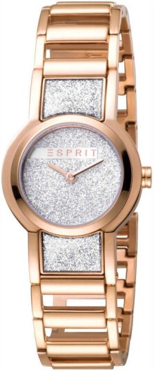 Esprit Dameklokke ES1L084M0035 Sølvfarget/Rose gulltonet stål Ø26 Esprit Dameklokke ES1L084M0035 Sølvfarget/Rose gulltonet stål Ø26