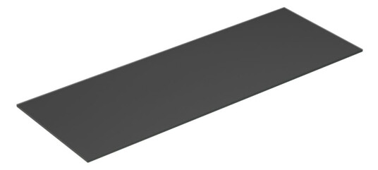 Dansani Calidris Form Topplate B40-232xh1xd50cm Mork grå Matt / 140cm
