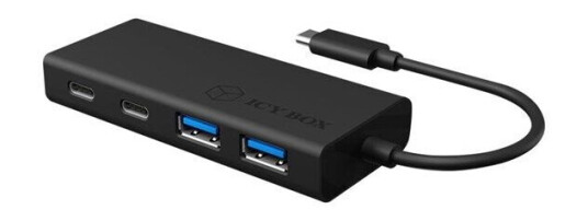 RaidSonic ICY BOX IB-HUB1426-CPD USB-hub - USB 3.0 - 4 porter - Svart RaidSonic ICY BOX IB-HUB1426-CPD USB-hub - USB 3.0 - 4 porter - Svart