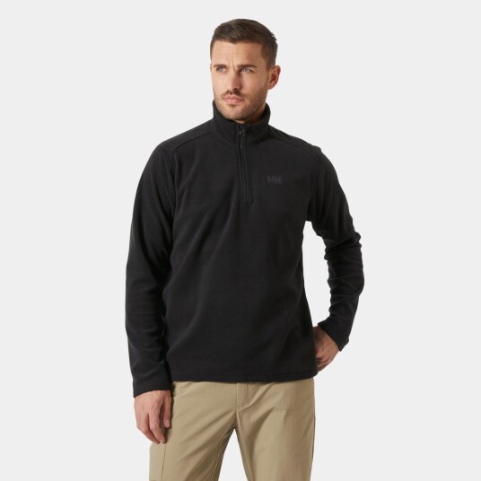Helly Hansen Herre Daybreaker 1/2 Glidelås Varm Fleece Svart XL