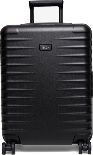 Titan trillekoffert Overseas med 4 hjul svart (Nightshade) S20 Titan trillekoffert Overseas med 4 hjul svart (Nightshade) S20