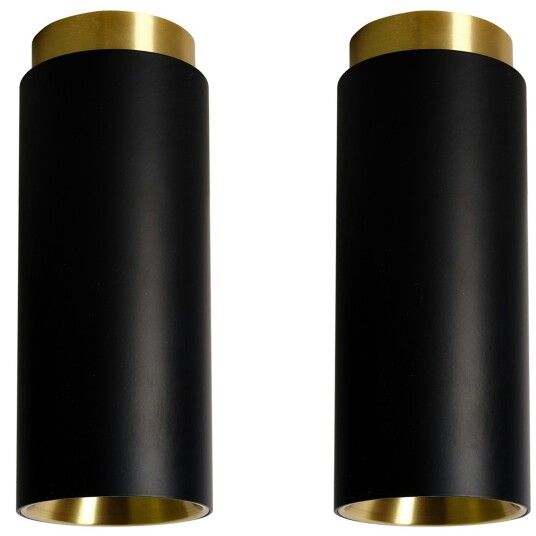 Dcw Éditions DCWéditions Tobo C65 Duo Taklampe Sort