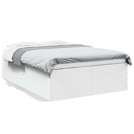  Sengeramme hvit 135x190 cm konstruert tre 8721102615825