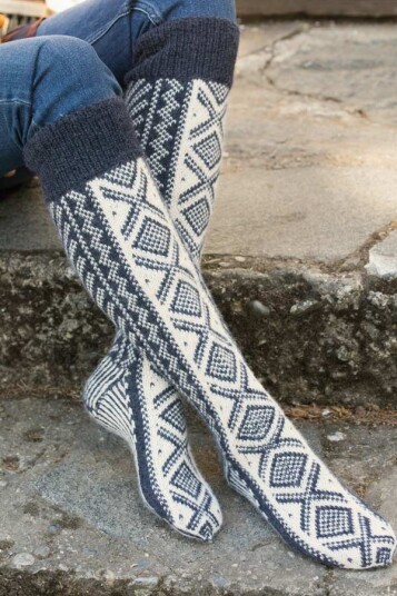 Dale Garn 370 20 Cortina Strømper Indigo