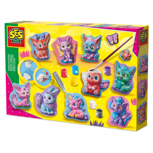 SES Creative Casting & Painting - Fantasy Figures - Multi/patterned - ONE SIZE SES Creative Casting & Painting - Fantasy Figures - Multi/patterned - ONE SIZE