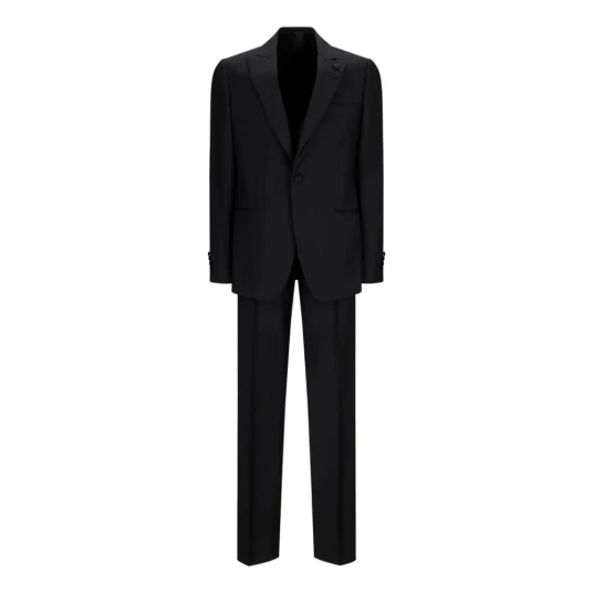 Lardini Herre Dress Svart L Lardini Herre Dress Svart L