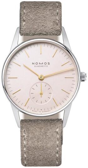 Nomos Glashütte Dameklokke N 325 Orion Rosa/Lær Ø32.8 mm Nomos Glashütte Dameklokke N 325 Orion Rosa/Lær Ø32.8 mm