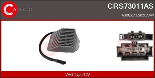 Motstand kupévifte CASCO CRS73011AS Motstand kupévifte CASCO CRS73011AS