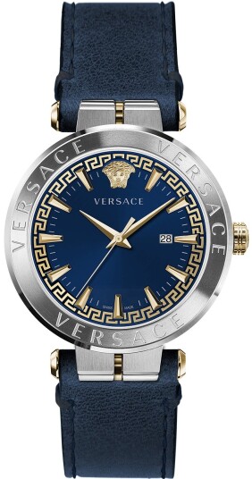 Versace Herreklokke VE2G00221 Aion Blå/Lær Ø44 mm