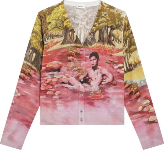 Versace Dame Strikkevarer Flerfarget S, Versace Dame Strikkevarer Flerfarget S,