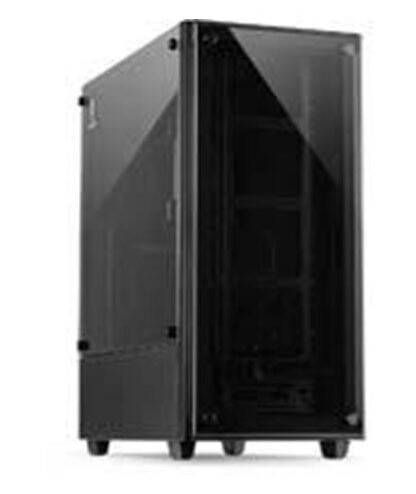 Inter-Tech C-303 Mirror Full Tower Kabinett med Herdet Glass - Svart