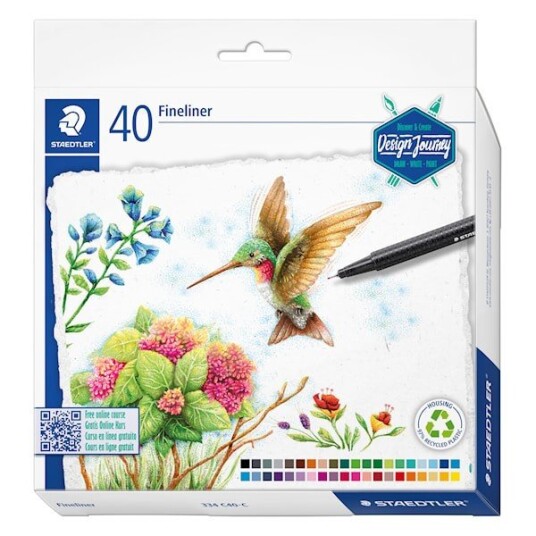Staedtler Triplus Fineliner Tuscher 40 Farger