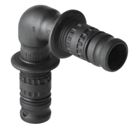 Geberit Mepla 32mm 90° Vinkel for Hydraulikk og Tappevann