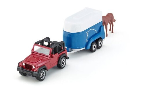 Siku Jeep With Horse Trailer