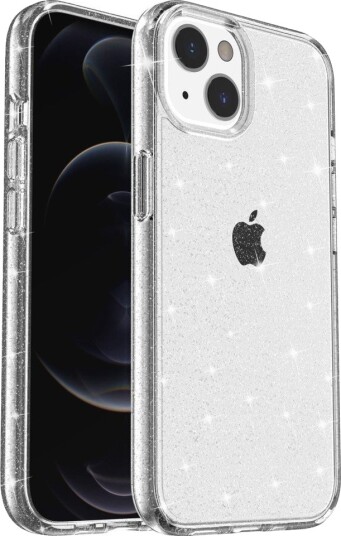 Trolsk Mobildeksel Glitter (iPhone 14 Plus) Transparent