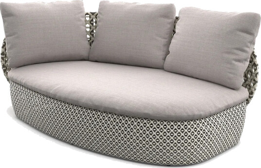 Dedon MDEAR høyre hjørnemodul DG9 pepper bold 0113 pepper touch 0238 Dedon MDEAR høyre hjørnemodul DG9 pepper bold 0113 pepper touch 0238