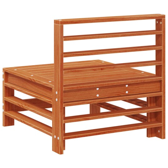 Hagemøbel Midtsofa Massiv furu VoksBrun 63,5 x 57,5 x 60 cm