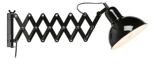 Markslöjd Riggs vegglampe, svart