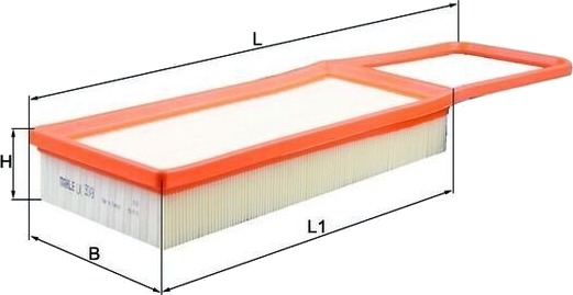 Luftfilter MAHLE ORIGINAL LX 3249 Luftfilter MAHLE ORIGINAL LX 3249