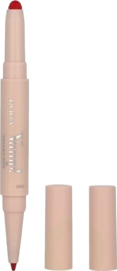 Pupa Milano Pupa Vamp! Creamy Duo Lip Pencil 1 g #012 Cherry Red / Lipstick 0,8g / Pencil 0,2g