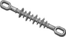 Lapp Isolator Lineær Lapp Stående Lwp 8/24P M24x140 Messing Svovel 3027.2.Br.A 24/140