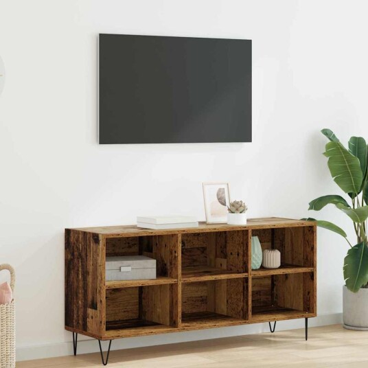 TV skap Gamle tre 103,5 x 30 x 50 cm Konstruert tre TV skap Gamle tre 103,5 x 30 x 50 cm Konstruert tre