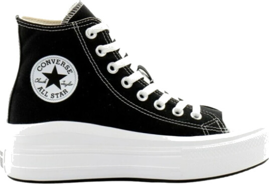 Converse Dame Sko Svart 36 EU,