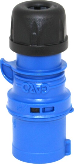 Garo Basic Støpsel IP44 3-polet 32 A 6 h, blå, Stikkontakter & kabler