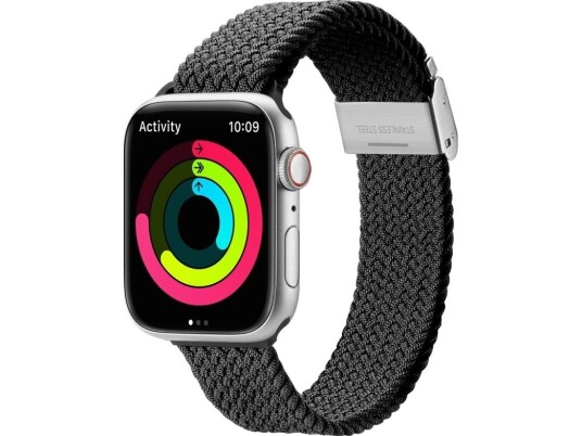 Dux Ducis Dux Ducis-Rem (Mixture Ii-Versjon) Stropp Apple Watch Ultra, Se, 8, 7, 6, 5, 4, 3, 2, 1 (49, 45, 44, 42 Mm) Flettet Armbånd Svart