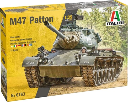 Italeri M47 Patton Stridsvogn Byggesett 1:35