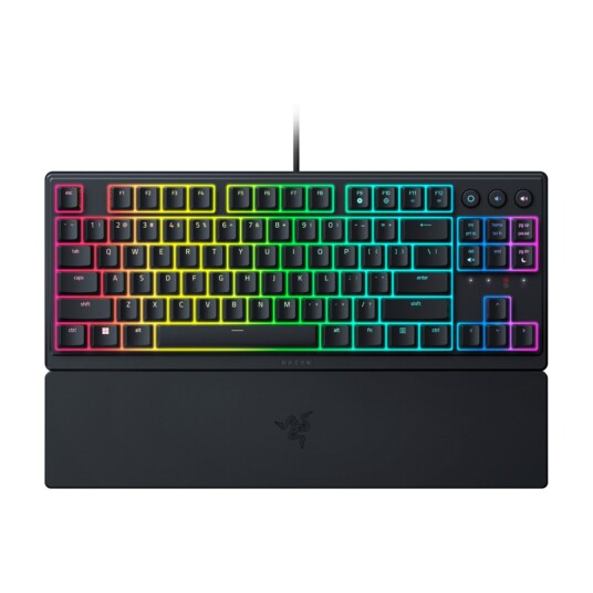 Razer Ornata V3 TKL Gamingtastatur med RGB Belysning - Svart - Nordisk Razer Ornata V3 TKL Gamingtastatur med RGB Belysning - Svart - Nordisk