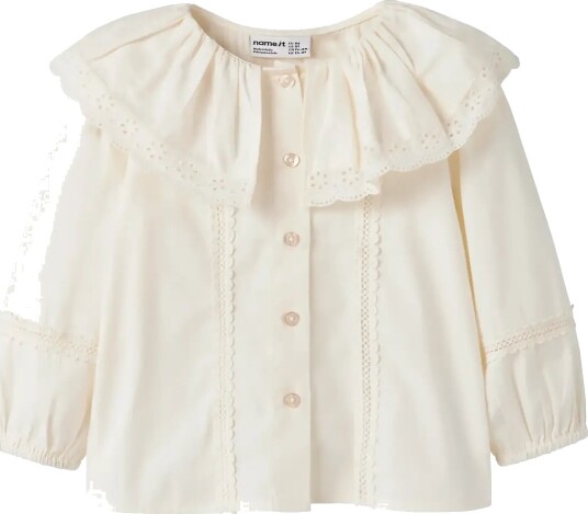 Name It Nmfkis Ls Shirt Cream 110