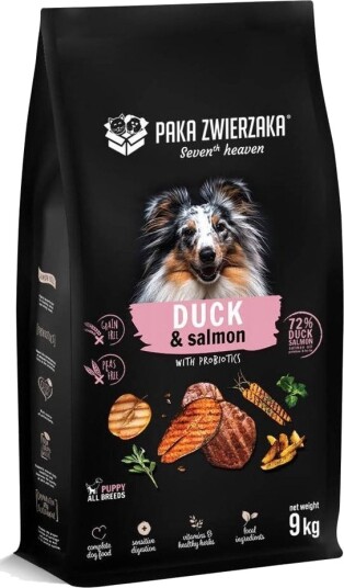Paka Zwierzaka Seventh Heaven Tørrfôr Til Hund And Og Laks 9 Kg