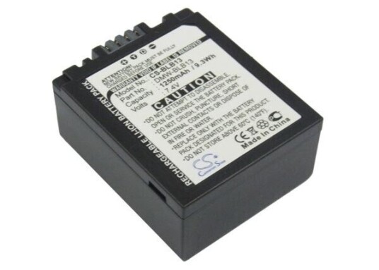 Panasonic Lumix DMC-GF1W batteri (1250 mAh 7.4 V) Panasonic Lumix DMC-GF1W batteri (1250 mAh 7.4 V)