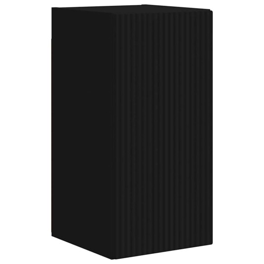 TV Veggskap 2 pcs Svart 30 x 31 x 60 cm Konstruert tre