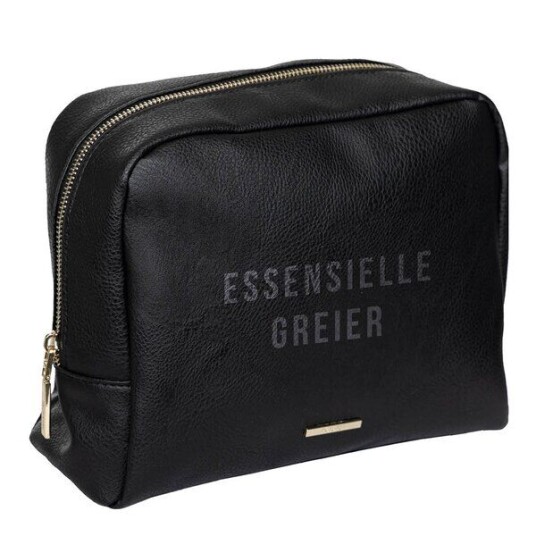 Pictureit   Toalettmappe essensielle greier 24x20x10 cm svart