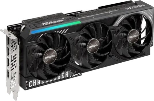 ASRock Radeon RX 9070 XT Grafikkort 16GB GDDR6 med PCIe 5.0 ASRock Radeon RX 9070 XT Grafikkort 16GB GDDR6 med PCIe 5.0