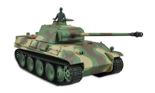 Amewi 1:16 Panzer Panther G RC Stridsvogn med Kamuflasje og 2,4GHz Elektrisk Motor Amewi 1:16 Panzer Panther G RC Stridsvogn med Kamuflasje og 2,4GHz Elektrisk Motor