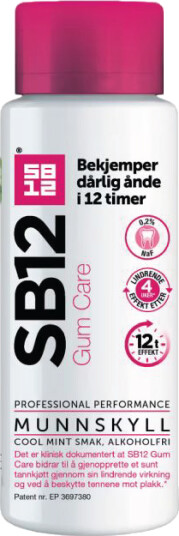 SB12 Gum Care Munnskyll Cool mint 500 ml