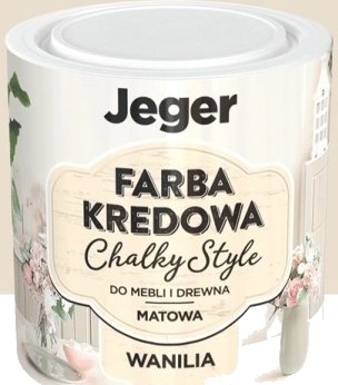 Jæger Møbelmaling Chalk Vanilla 0,5l